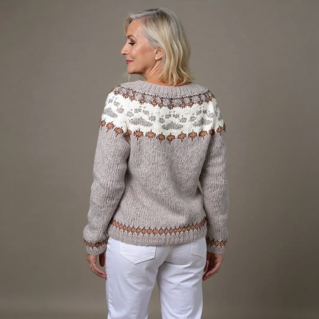 Laera & Cole  - Classic Icelandic Wool Vintage Cardigan