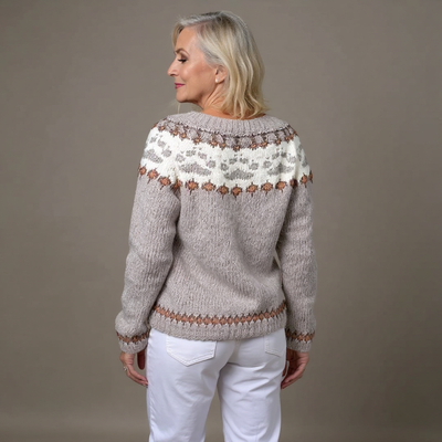 Laera & Cole  - Classic Icelandic Wool Vintage Cardigan