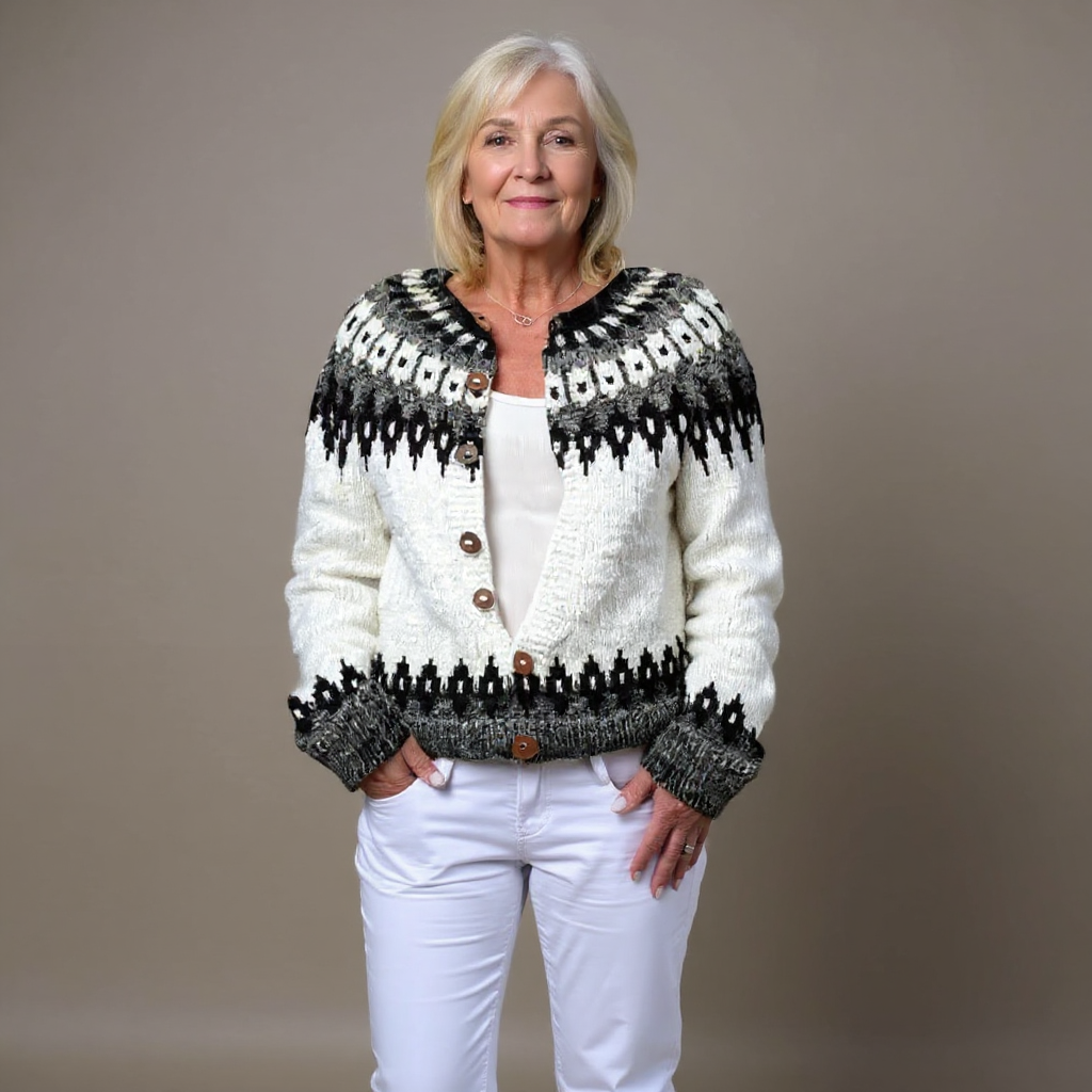 Laera & Cole - Classic Icelandic Wool Cardigan