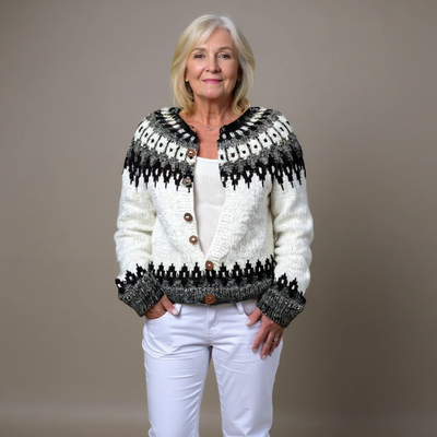 Laera & Cole - Classic Icelandic Wool Cardigan