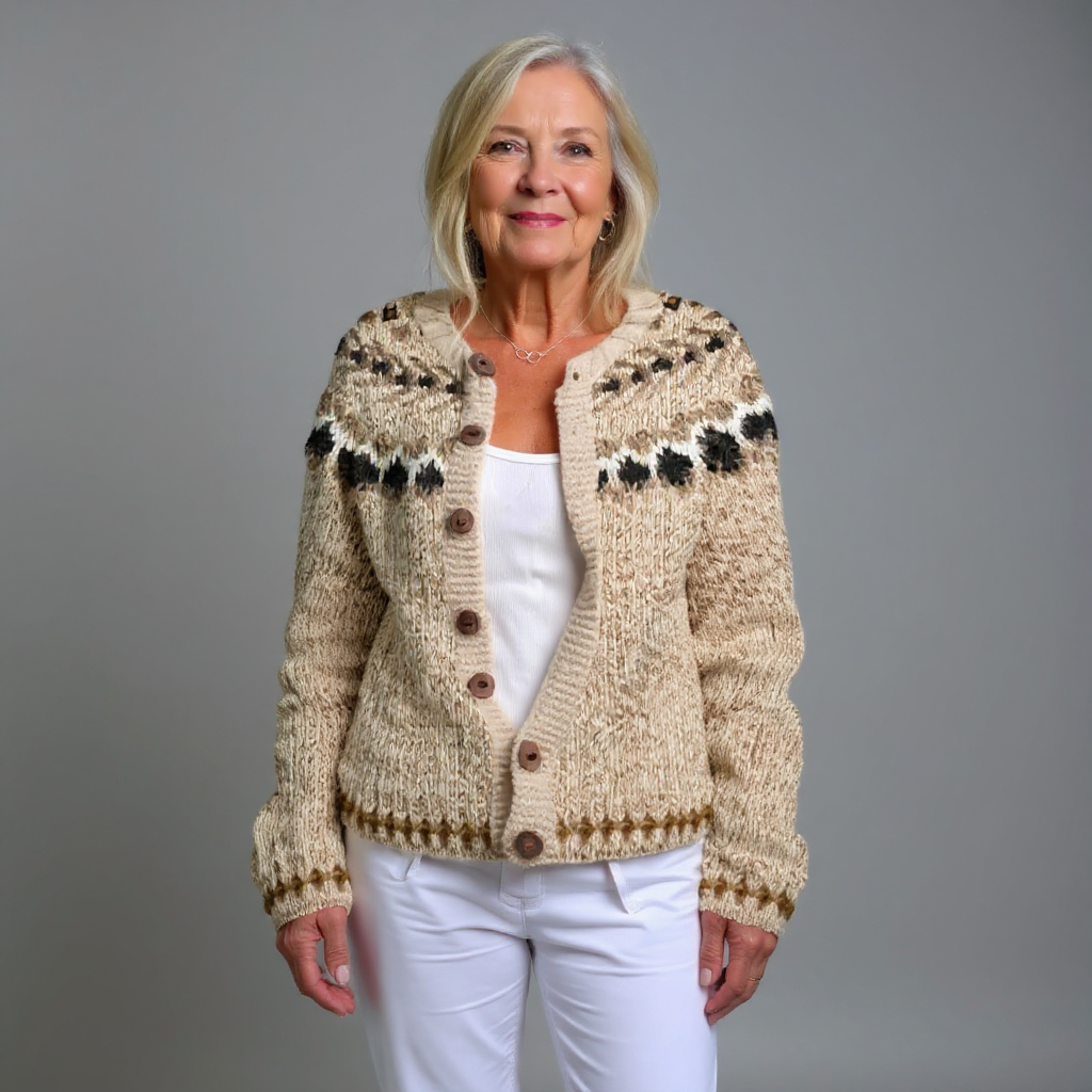 Laera & Cole  - Classic Icelandic Wool Cardigan
