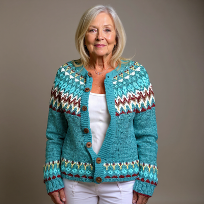 Laera & Cole - Classic Icelandic Wool Cardigan