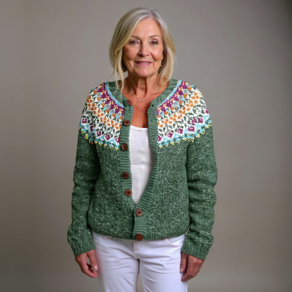Laera & Cole - Classic Icelandic Wool Vintage Cardigan