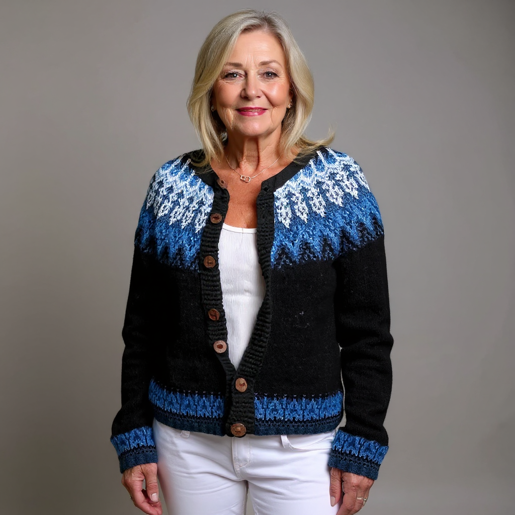 Laera & Cole - Classic Icelandic Wool Cardigan
