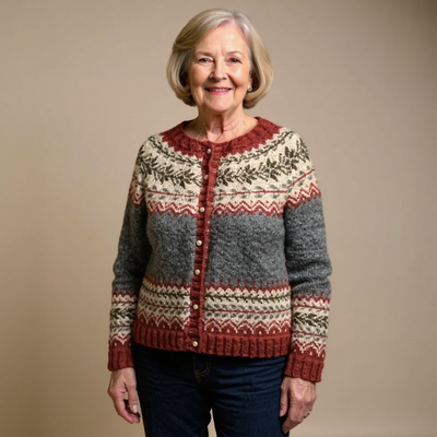 Laera & Cole - Classic Icelandic Wool Cardigan