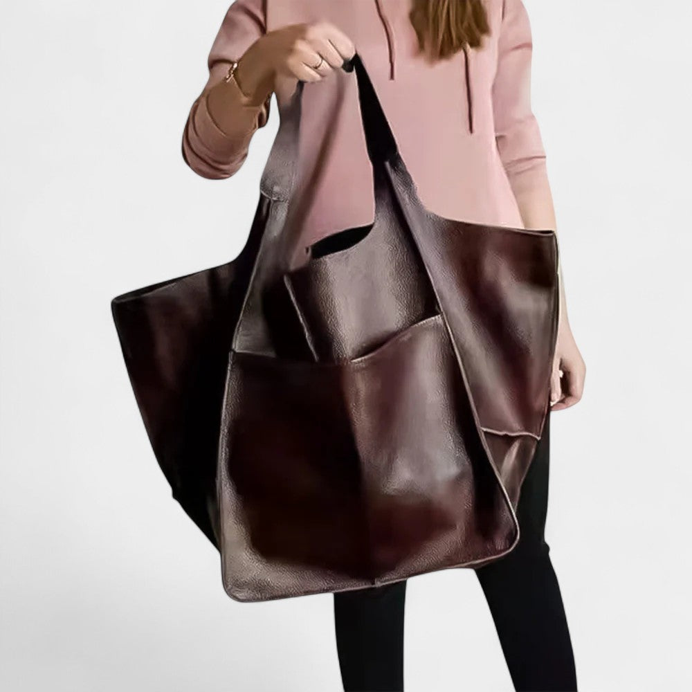 EVERRET LEATHER TOTE BAG