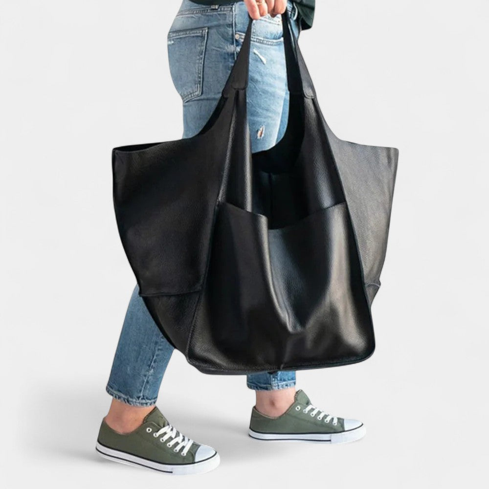 EVERRET LEATHER TOTE BAG