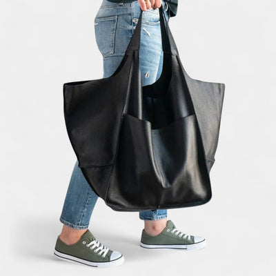 EVERRET LEATHER TOTE BAG