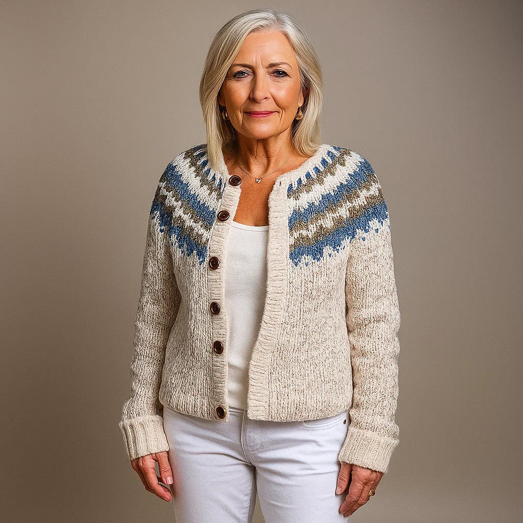 Laera & Cole - Classic Icelandic Wool Cardigan